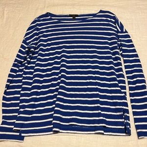 Striped boatneck sweater by J Crew